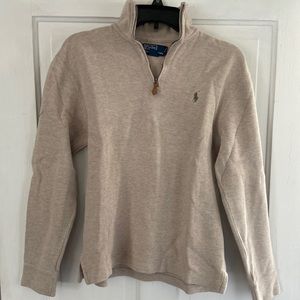 Polo zip up sweater